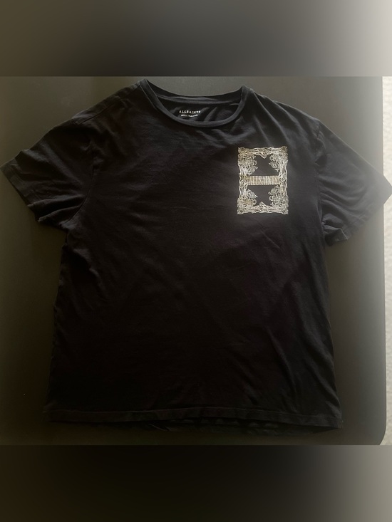 All Saints Other - All Saints Black Filgree SS Crew